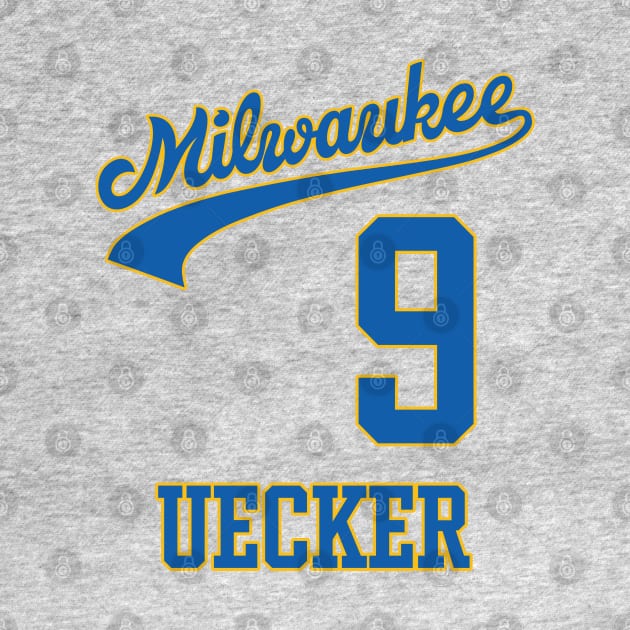 Retro Bob Uecker Baseball Jersey Tribute by darklordpug